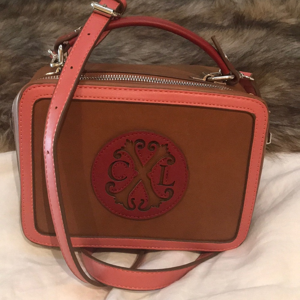 Pleather lunchbox. Really unique and functional